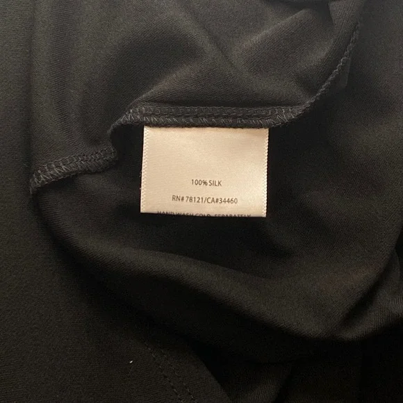 Eileen Fisher Classic Black Sleeveless Maxi Dress - Picture 7 of 9